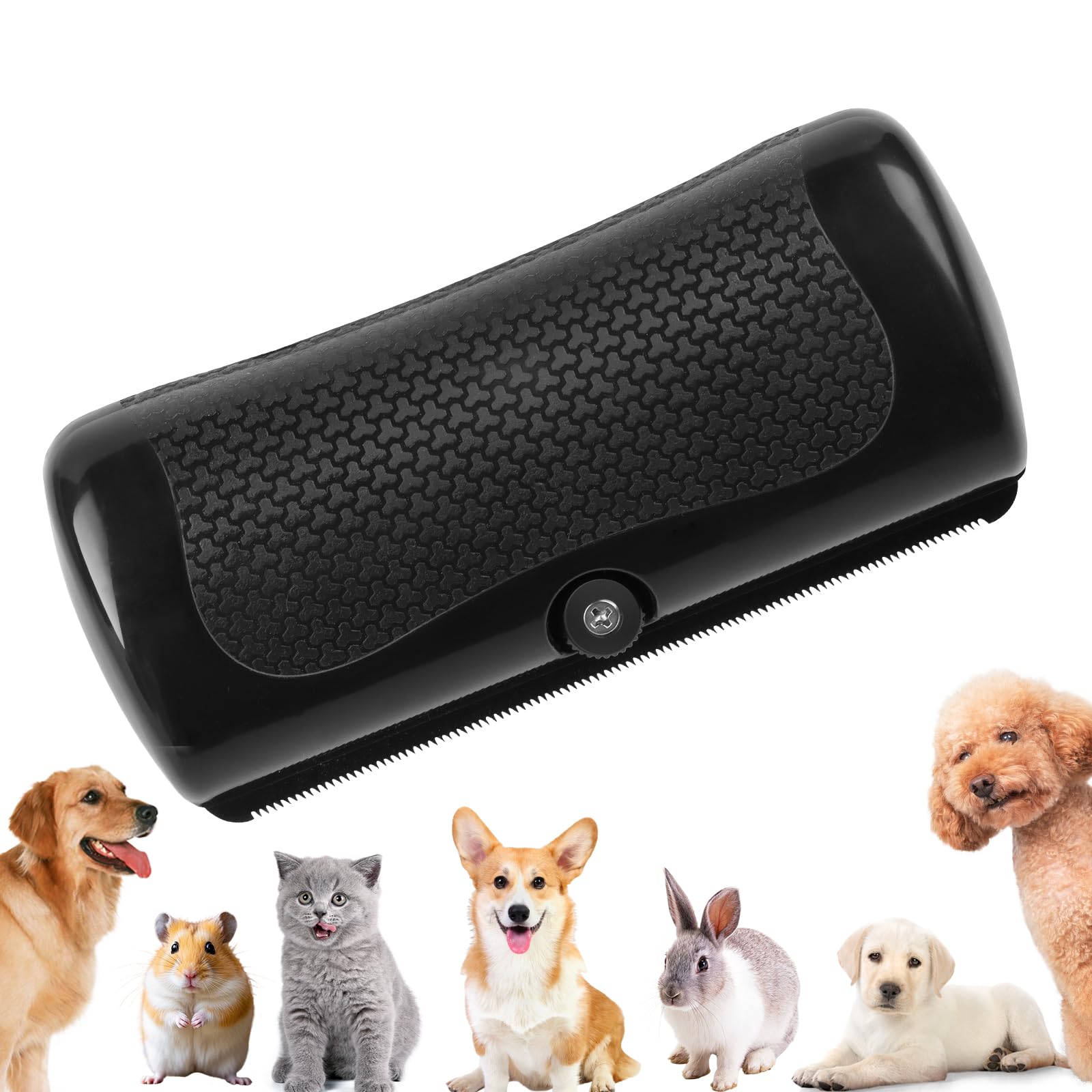 Dog Brush For Shedding, Deshedding Undercoat Brush For Cats & Rabbits Ergonomic Grooming Tool, Painlessly Removes Loose & Matted Fur For Short Medium Long Haired Pets
