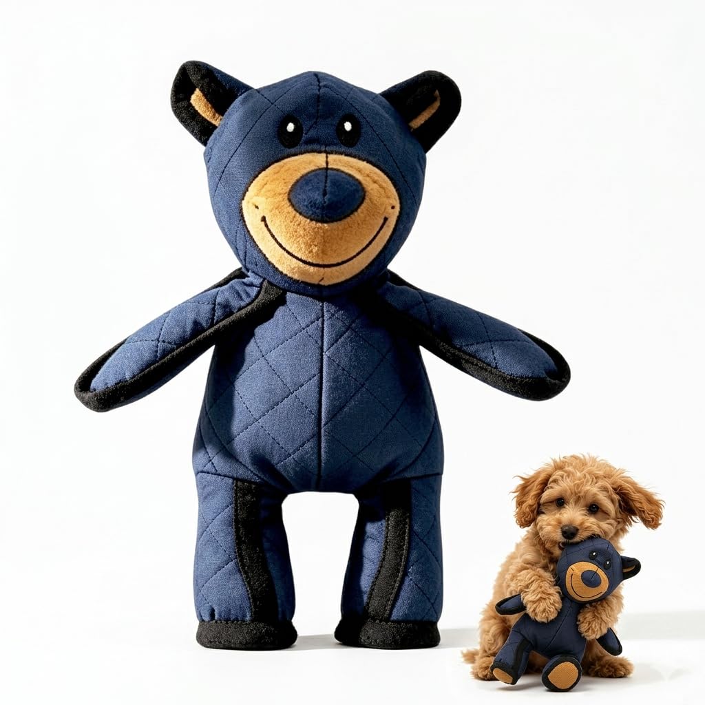 2026 New Unbreak-Bear Dog Toy, Indestructible Bear Dog Toy For Heavy Chewers, Tough Unbreakable Bear Dog Companion Toy For Aggressive Chewers, Durable Unbreakable Dog Toy For Large Medium Dogs