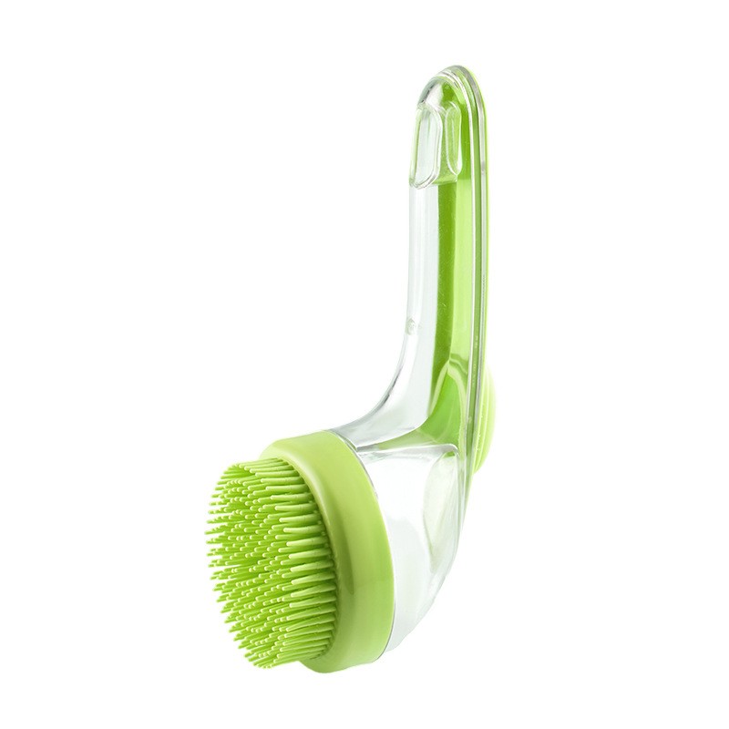 Dog Bath Brush-Green-1